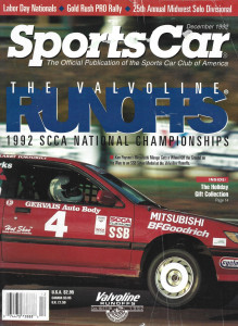 SPORTS CAR 1992 DEC - VALVOLINE RUNOFFS, LABOR DAY NATS, GOLD RUSH PRO RALLY*